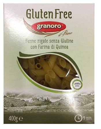 GLUTEN FREE GRANORO PENNE RIGATE 400 G - Metafarm