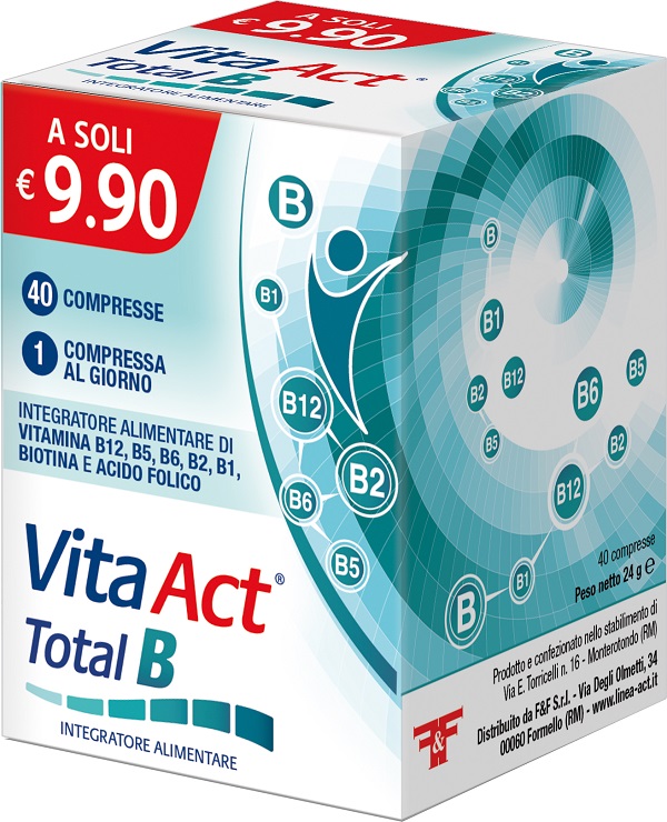 VITA ACT TOTAL B 40 COMPRESSE - Metafarm