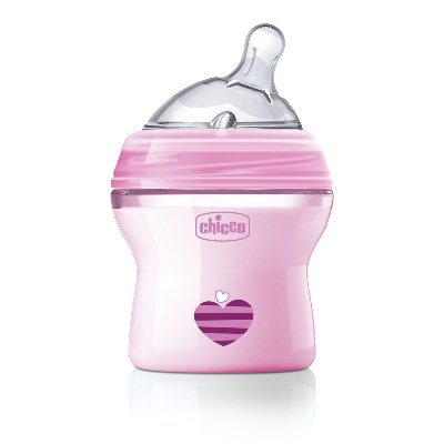 CHICCO BIBERON NATFEEL 0M+ 150 ML GIRL - Metafarm