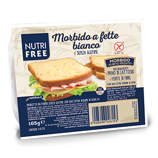 NUTRIFREE MORBIDO A FETTE BIANCO 165 G - Metafarm