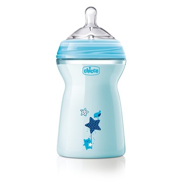 CHICCO BIBERON NATURAL FEELING 6 M+ BOY 330 ML - Metafarm