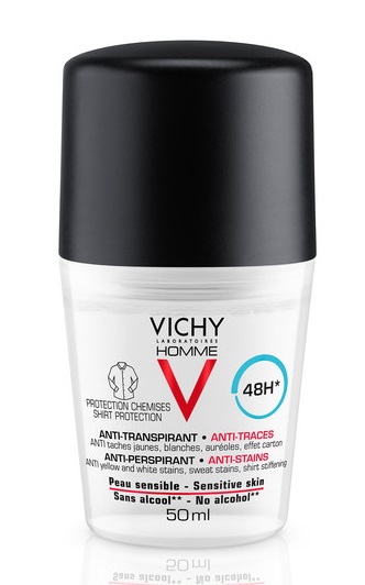VICHY HOMME DEO ANTI-MACCHIE 50 ML - Metafarm