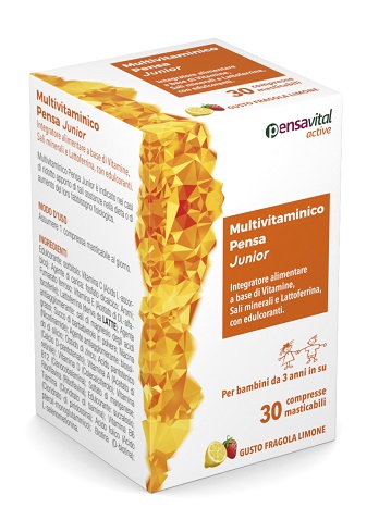 MULTIVITAMINICO PENSA JUNIOR 30 COMPRESSE MASTICABILI - Metafarm