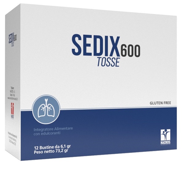 SEDIX 600 TOSSE 12 BUSTINE DA 6,1 G - Metafarm