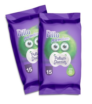 PILLO PREMIUM PULISCI CIUCCIO 15 SALVIETTE - Metafarm