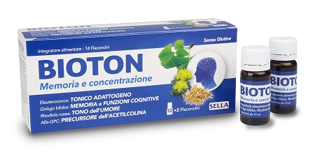 BIOTON ELEUTEROCOCCO MEMORIA CONCENTRAZIONE 14 FLACONCINI - Metafarm