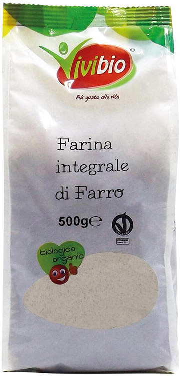 FARINA DI FARRO INTEGRALE VIVIBIO 500 G - Metafarm