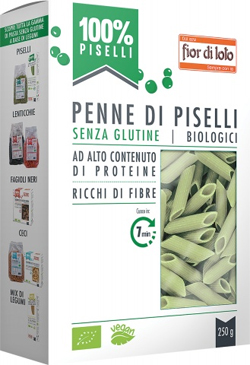 PENNE PISELLI VERDI SENZA GLUTINE 250 G - Metafarm