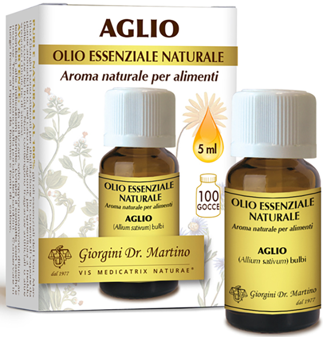 AGLIO OLIO ESSENZIALE NATURALE 5 ML - Metafarm
