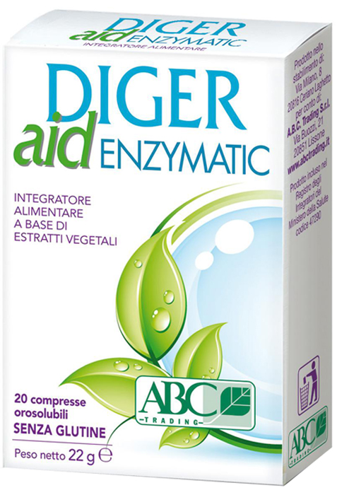 DIGER AID ENZYMATIC 20 COMPRESSE - Metafarm