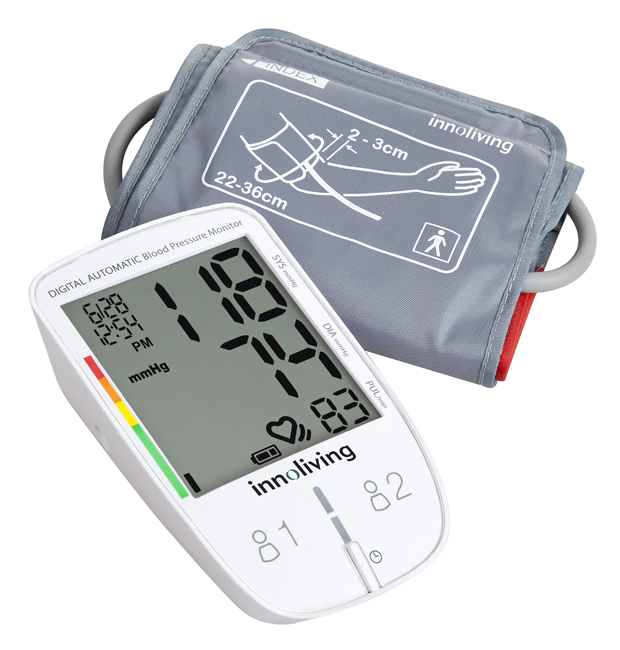 MISURATORE DI PRESSIONE DIGITALE DA BRACCIO AMPIO DISPLAY LCD - Metafarm