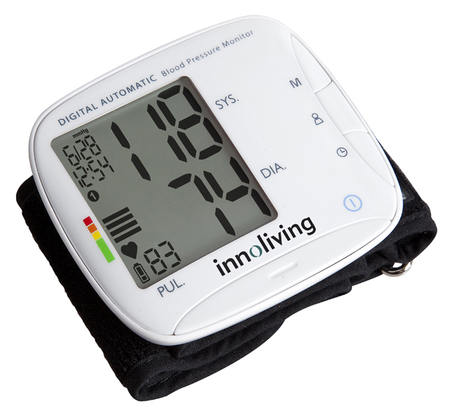 MISURATORE DI PRESSIONE DIGITALE DA POLSO AMPIO DISPLAY LCD - Metafarm