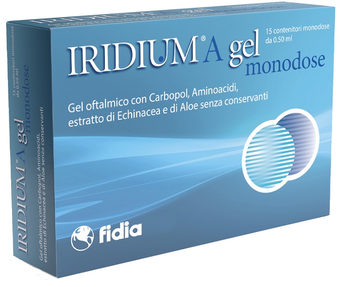 IRIDIUM A GEL OFTALMICO MONODOSE 15 CONTENITORI DA 0,50 ML - Metafarm