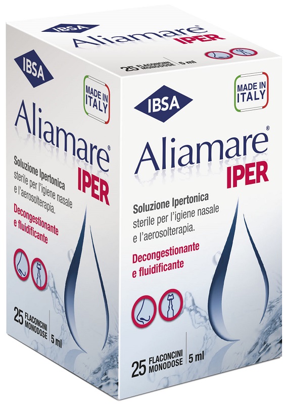 ALIAMARE IPER 25 FLACONCINI IPERTONICI DA 5 ML - Metafarm