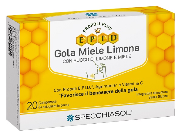 EPID GOLA MIELE LIMONE 20 COMPRESSE - Metafarm