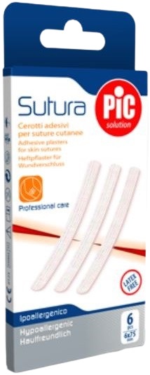 CEROTTO PER SUTURA PIC SOLUTION 12X100 MM 6 PEZZI - Metafarm