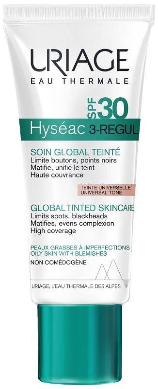 HYSEAC 3-REGUL CREAM COLORATE SP30 40 ML - Metafarm