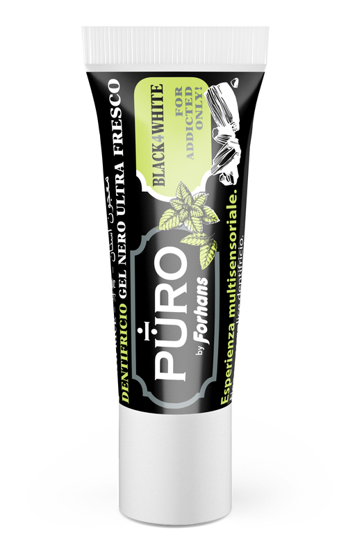 FORHANS BLACK4WHITE DENTIFRICIO 12 ML - Metafarm