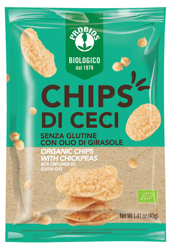 PROBIOS CHIPS DI CECI 40 G - Metafarm