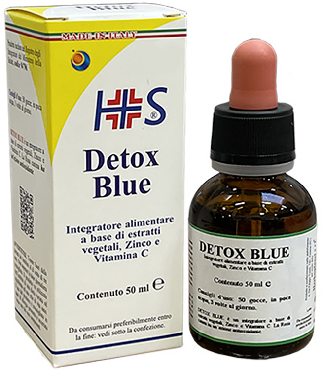 DETOX BLUE GOCCE 50 ML - Metafarm