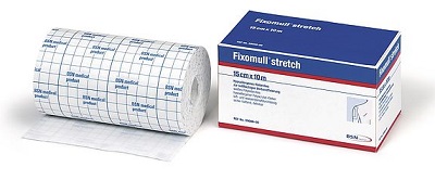 FASCIA AUTOADESIVA IPOALLERGENICA FIXOMULL STRETCH PER FISSAGGIO CATETERI M 10 X 5 CM - Metafarm