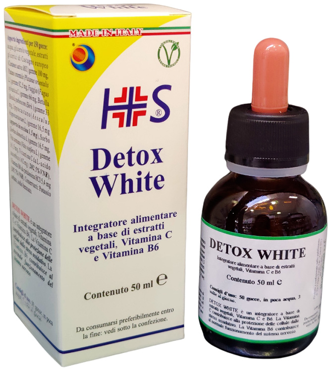 DETOX WHITE GOCCE 50 ML - Metafarm