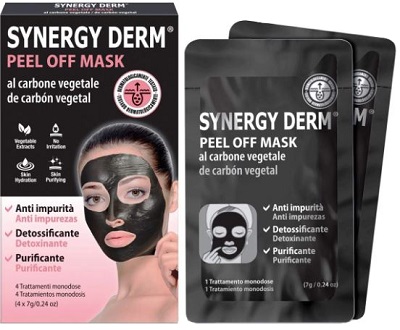 SYNERGY DERM PEEL OFF MASK 4 TRATTAMENTI MONODOSE 7 G - Metafarm