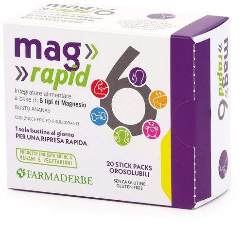 MAG 6 RAPID 20 STICK DA 1,5 G - Metafarm