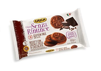 GUSTO SENZA RINUNCE BISCOTTI CACAO E GOCCE DI CIOCCOLATO 300 G - Metafarm
