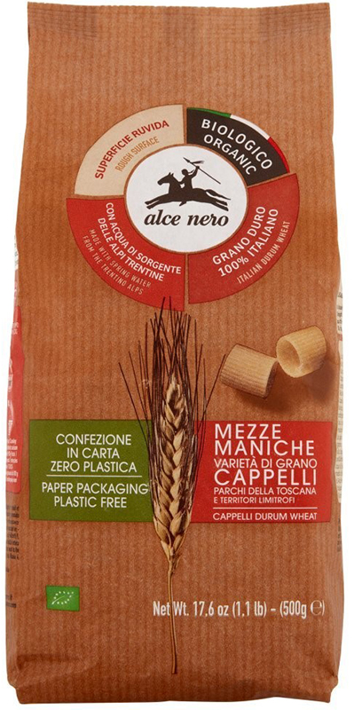 MEZZE MANICHE DI SEMOLA SENATORE CAPPELLI PARCHI TOSCANI BIO 500 G - Metafarm