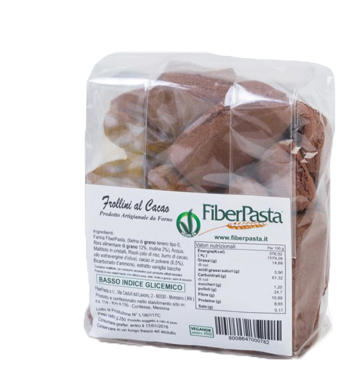 FIBERPASTA FROLLINI AL CACAO 250 G - Metafarm