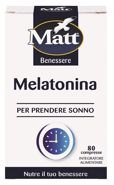 MATT BENESSERE MELATONINA 80 COMPRESSE - Metafarm
