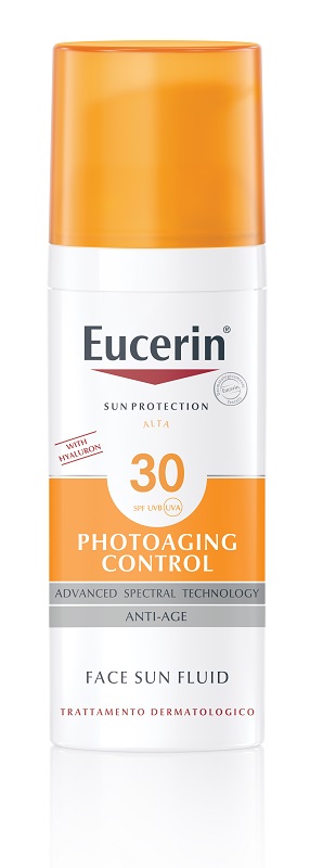 EUCERIN SUN PROTECTION SPF 30 PHOTOAGING CONTROL FACE SUN FLUID ANTI AGE 50 ML - Metafarm