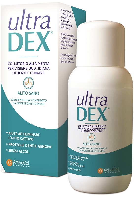 ULTRADEX COLLUTORIO ALITO SANO 250 ML SENZA ALCOOL - Metafarm