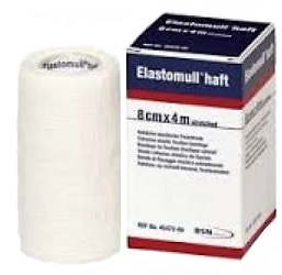 BENDA ELASTICA AUTOADESIVA ELASTOMULL HAFT COMPRESSIONE FORTE 8X400 CM - Metafarm