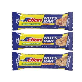 PROACTION NUTS BAR FRUTTI ROSSI 30 G - Metafarm