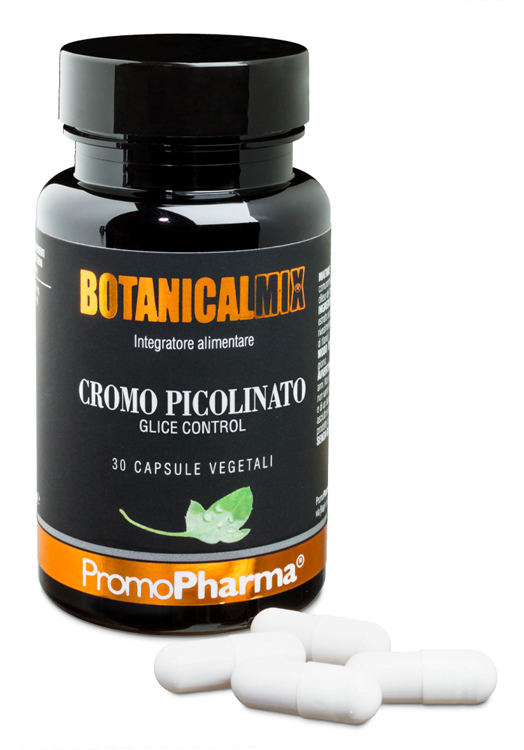 CROMO PICOLINATO GLICE CONTROL BOTANICAL MIX 30 CAPSULE - Metafarm