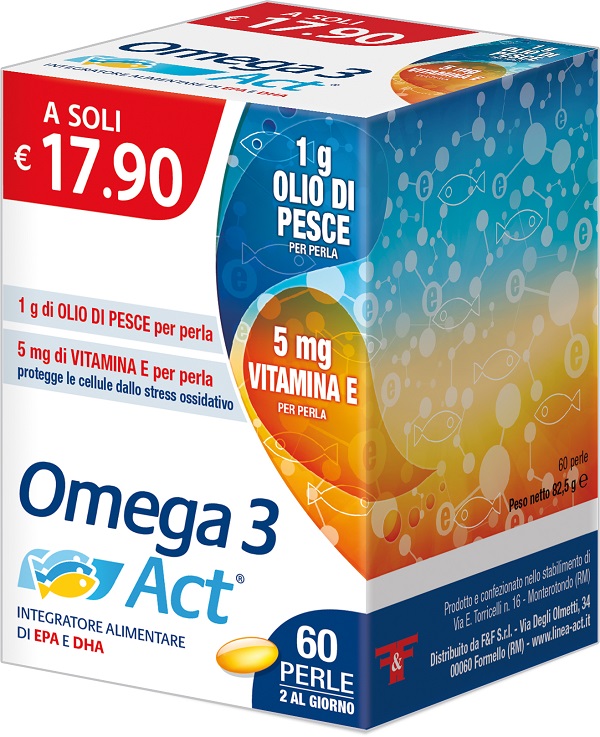 OMEGA 3 ACT 1G 60 PERLE - Metafarm