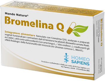 BROMELINA Q MONDO NATURA 30 COMPRESSE - Metafarm