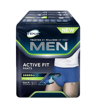 PULL UP UOMO TENA MEN PANTS ACTIVE FIT M 9 PEZZI - Metafarm