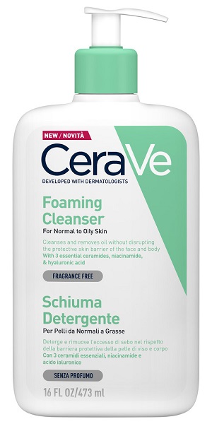 CERAVE SCHIUMA DETERGENTE VISO 473 ML - Metafarm