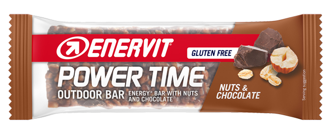 ENERVIT POWER TIME BARRETTA SENZA GLUTINE AL CIOCCOLATO 1 PEZZO - Metafarm
