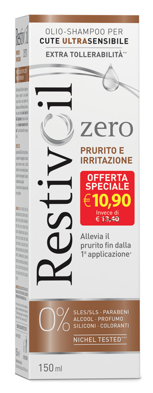 RESTIVOIL ZERO PRURITO E IRRITAZIONE OFFERTA SPECIALE 150 ML - Metafarm
