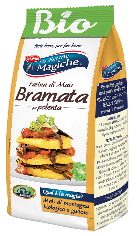 IPAFOOD LE FARINE MAGICHE FARINA DI MAIS GIALLA BRAMATA PER POLENTA 400 G - Metafarm