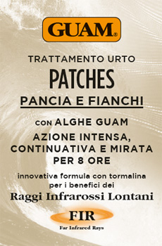 GUAM PATCHES TRATTAMENTO URTO PANCIA E FIANCHI 8 PEZZI - Metafarm