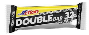 PROACTION DOUBLE BAR 32% CIOCCOLATO CARAMELLO 60 G - Metafarm