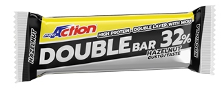 PROACTION DOUBLE BAR 32% NOCCIOLA CARAMELLO 60 G - Metafarm