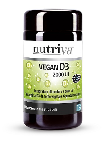 NUTRIVA VEGAN D3 60 COMPRESSE 2000 UI - Metafarm