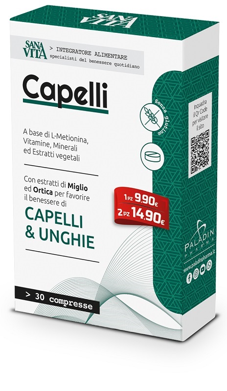 SANAVITA CAPELLI 30 COMPRESSE - Metafarm