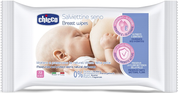 CHICCO SALVIETTE DETERGENTI PER IL SENO 72 PEZZI - Metafarm